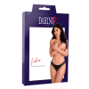 Трусики з перлинами та аплікацією у вигляді метелика Daring Intimates, чорний, S/M