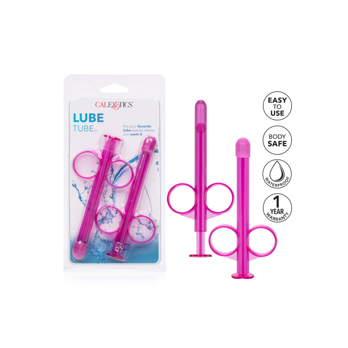 Набір шприців для введення лубриканта California Exotic Lube Tube, рожевий