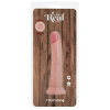 Фалоімітатор подвійної густини на присосці ToyJoy Deluxe Dual 17,5 см, тілесний