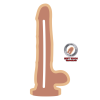 Фалоімітатор з кібершкіри з присоскою Toy Joy Dual Density Dildo, бежевий