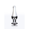Анальна пробка із кристалом Toy Joy Diamond Bum Bijou, сріблястий, Small