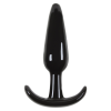 Анальна пробка NS Novelties Jelly Rancher Smooth T-Plug, чорний