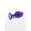 Анальна пробка з кристалом Toy Joy Diamond Booty Jewel, фіолетовий, Large