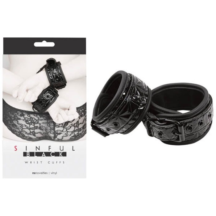 Наручники NS Novelties Wrist Cuffs, чорний
