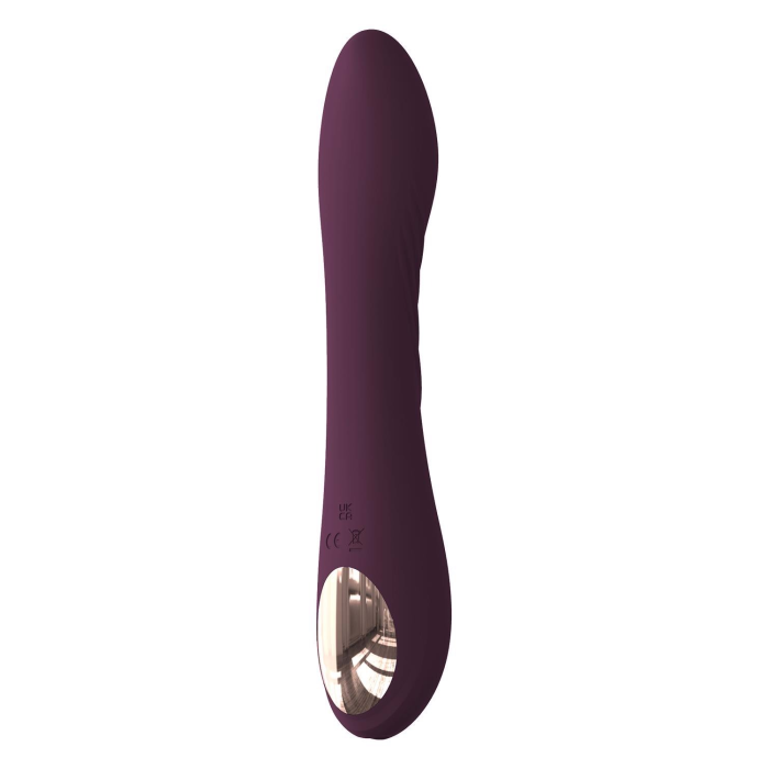 Вібратор гнучкий з пульсацією Dream Toys Essentials Tapping Power Vibе, фіолетовий