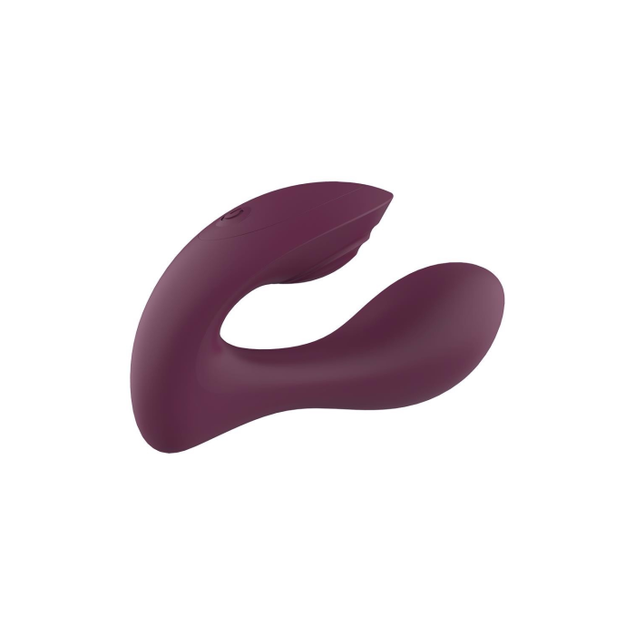 Вібратор подвійний стимуляцією з пультом керування Dream Toys Essentials Ultra Dual Vibe, фіолетовий
