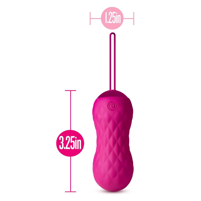 Віброяйце, кероване за допомогою пульта Blush Lush Carina, рожевий