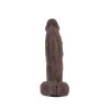 Фалоімітатор з мошонкою на присосці Chisa T-skin ReaL Sensual Fucker, коричневий