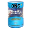 Набір гладких ультратонких латексних презервативів ONE Super Sensitive (ціна за упаковку, 100 шт.)