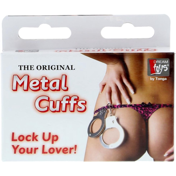 Металеві великі наручники з ключами Dream Toys Metal Сuffs, сріблясті