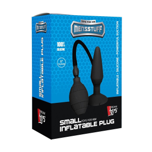 Анальний плаг розширювач із накачуванням Dream Toys Menzstuff Small Inflatable Plug чорний