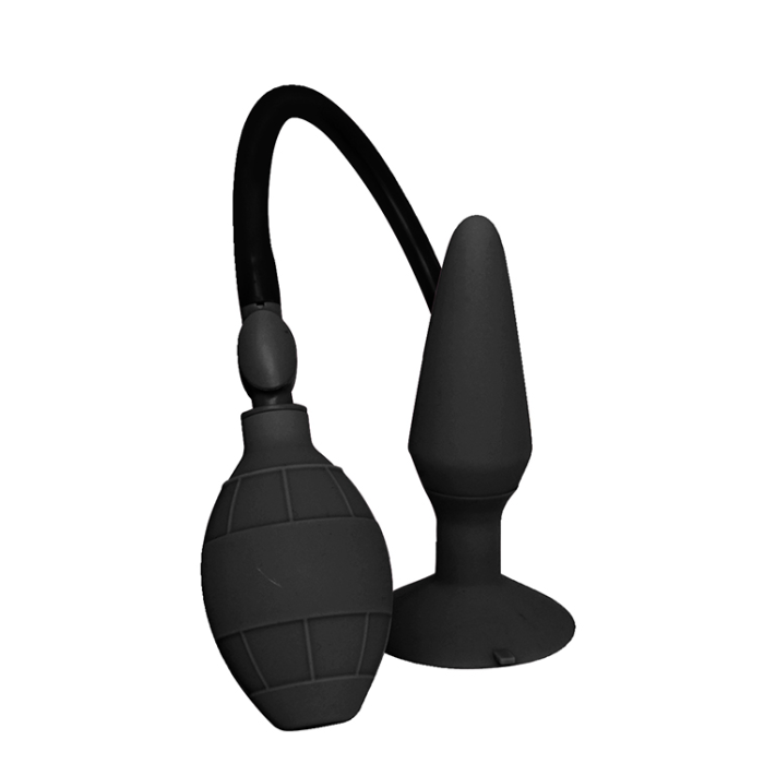 Анальний плаг розширювач із накачуванням Dream Toys Menzstuff Small Inflatable Plug чорний