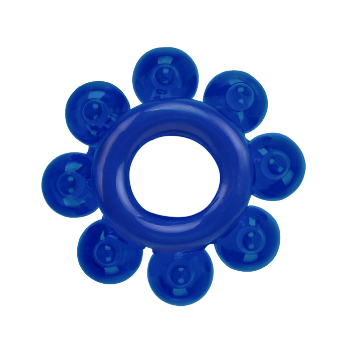 Набір ерекційних кілець Chisa GK Power Cock Rings з різними структурами, сині
