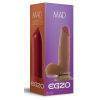 Фалоімітатор реалістичний з мошонкою EGZO MAD Ciberskin Pushy Lover на присосці