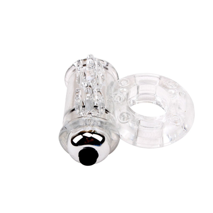 Ерекційне віброкільце Chisa Get Lock Vibrating Bull Ring, прозоре