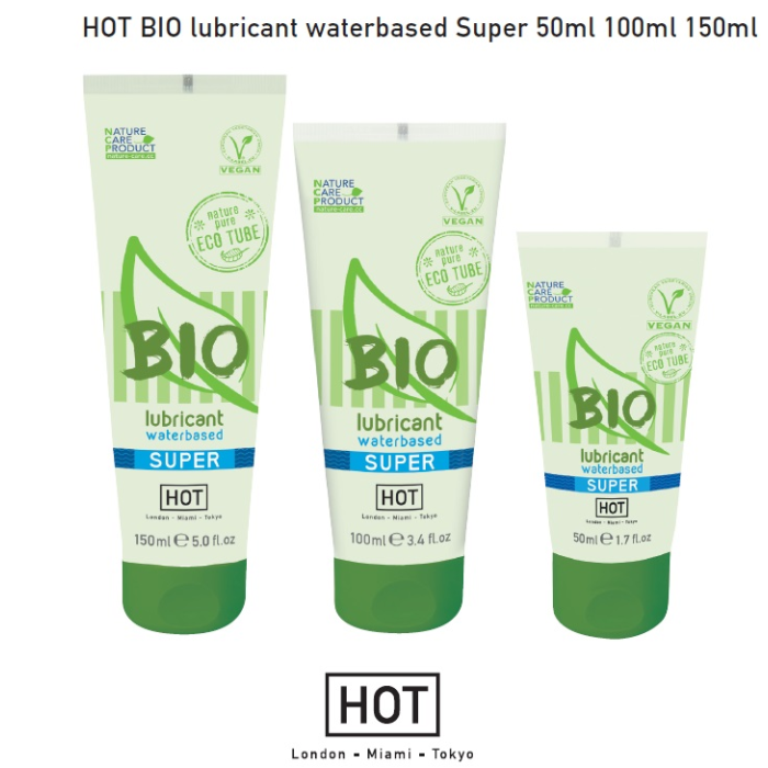 Органічний лубрикант на водній основі Hot Bio Lube Super, 100 мл