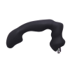 Масажер простати рельєфний Chisa Black Mont Avatar Dildo з вібрацією, чорний