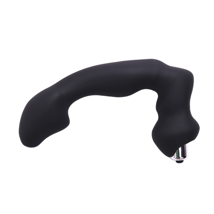 Масажер простати рельєфний Chisa Black Mont Avatar Dildo з вібрацією, чорний
