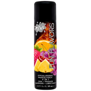 Розігріваючий їстівний лубрикант 4 в 1 Wet Fun Passion Gleitgel (Фрукти) 89 мл