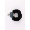 Наручники металеві Chisa Hi-Basic Fur-lined Handcuffs з чорним хутром