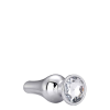 DT21823 анальна пробка конічної форми Dream Toys GLEAMING LOVE SILVER PLEASURE PLUG S