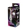 DT21824 анальна пробка конічної форми Dream Toys GLEAMING LOVE SILVER PLEASURE PLUG M
