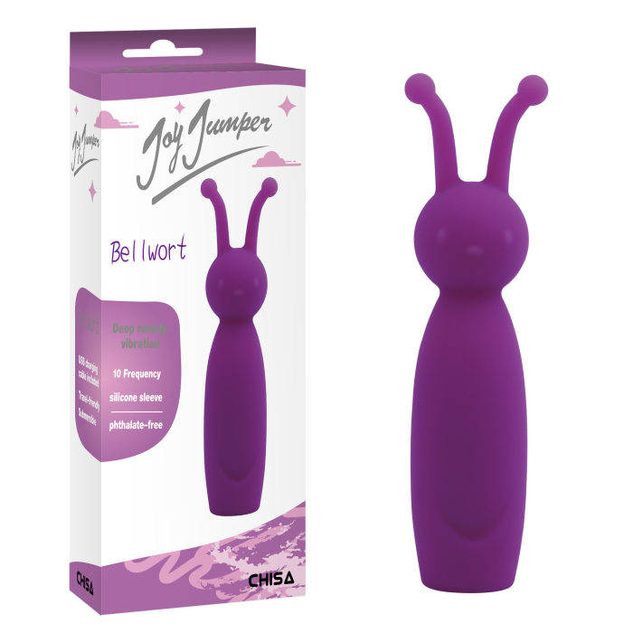 Міні вібратор кліторальний Chisa Joy Jumper Bellwort, фіолетовий