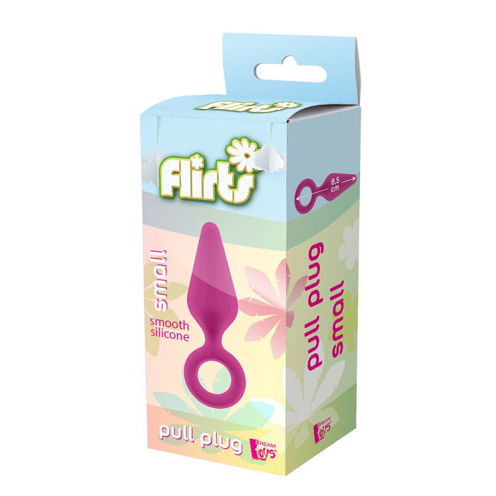 Анальна пробка Dream Toys FLIRTS PULL PLUG SMALL PINK