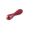 Мини вибратор рельефный Dream Toys Dinky Mini Vibrator Jody F бордовый, 12 см х 3.2 см