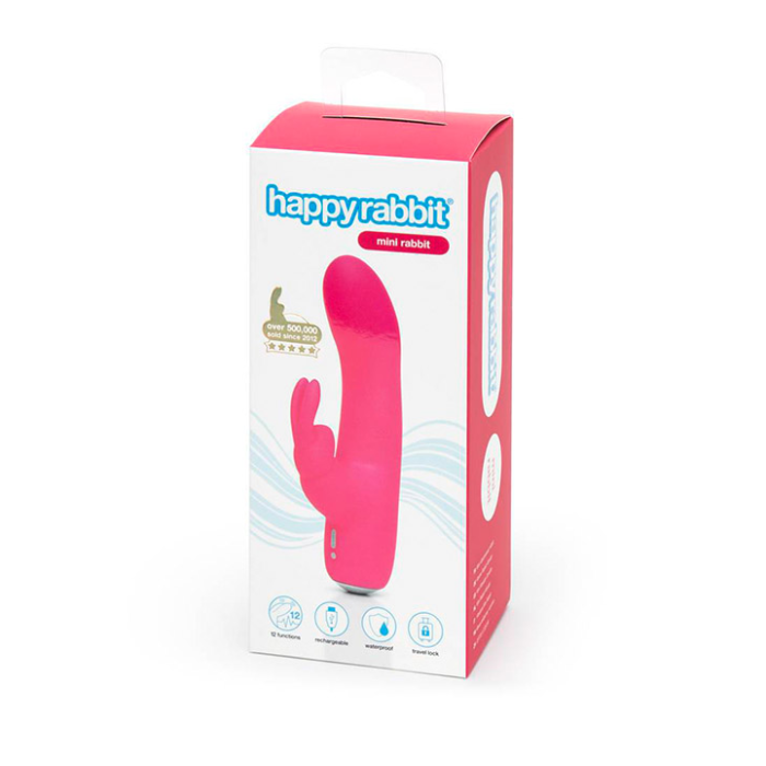 Міні вібратор кролик Happy Rabbit Rechargeable Mini Rabbit Vibrator