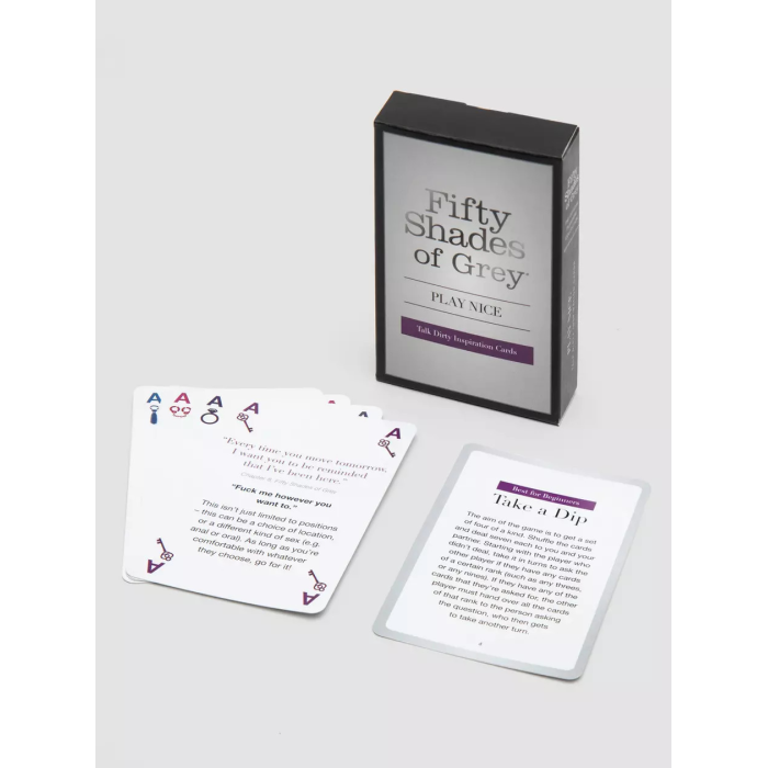Гральні карти Fifty Shades Of Grey Play Nice Talk Dirty для прелюдії, 52 карти