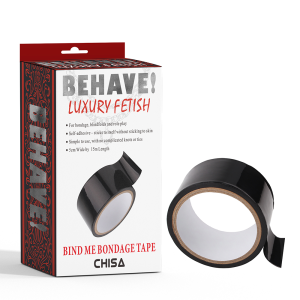 Бандажна стрічка Chisa Behave! Bind Me Bondage Tape, чорна