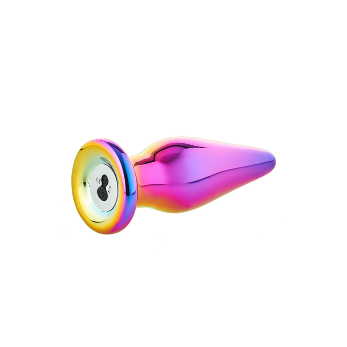 Анальна пробка з вібрацією скляна конусна Dream Toys GLAMOUR GLASS