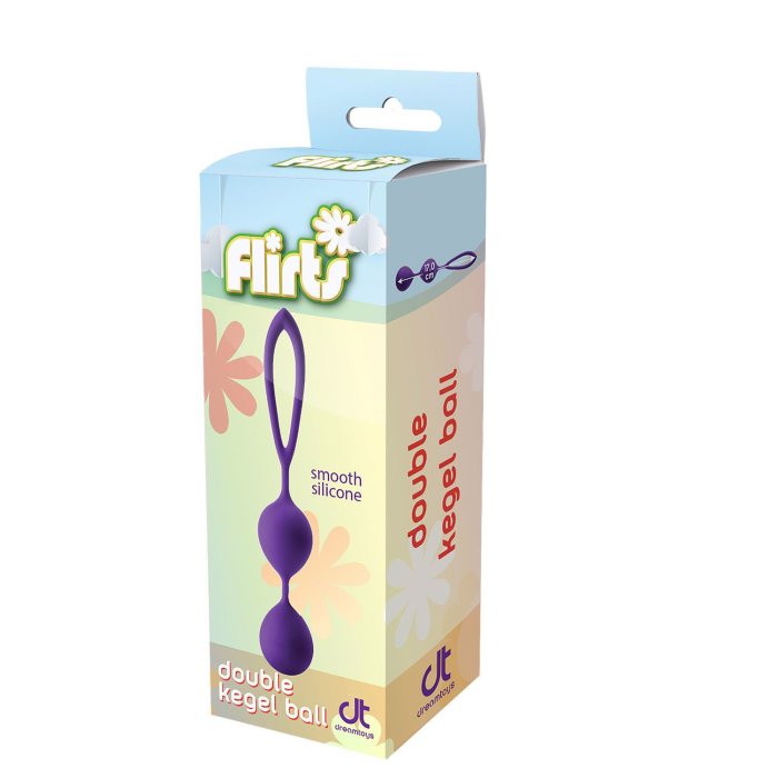 Вагінальні кульки Dream Toys FLIRTS фіолетові