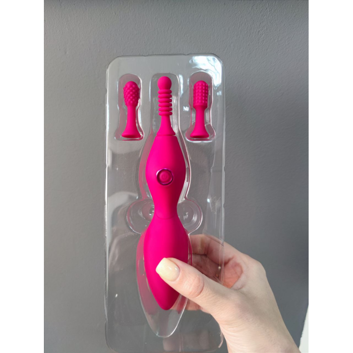 Вібратор для клітора з насадками Dream Toys SPARKLING VERONA