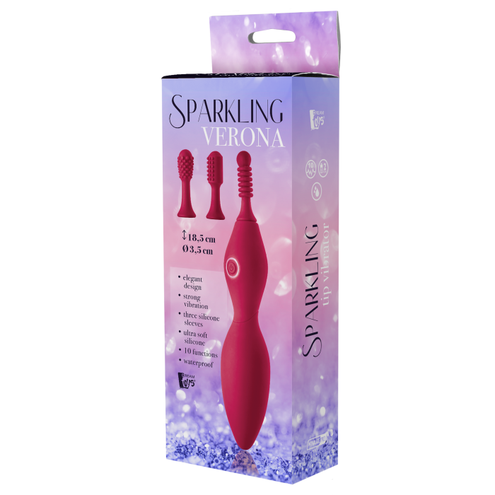 Вібратор для клітора з насадками Dream Toys SPARKLING VERONA