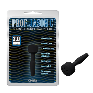 Катетер уретральний чоловічий Chisa Prof.Jason C Sprinkler Urethral Insert, чорний