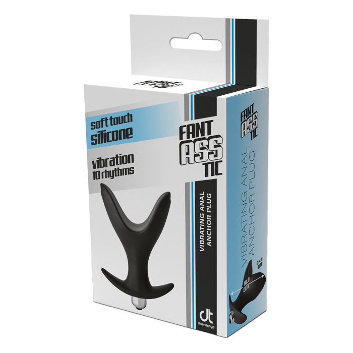 Анальна пробка з вібрацією FANTASSTIC VIBRATING ANAL ANCHOR PLUG BLACK