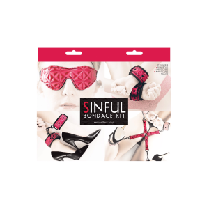 Комплект для зв'язування NS Novelties SINFUL BONDAGE KIT PINK