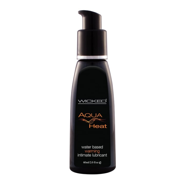 Лубрикант збуджуючий з ефектом зігрівання WICKED AQUA HEAT на водній основі, 60 мл