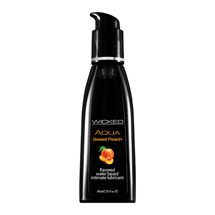 Їстівний лубрикант WICKED AQUA Sweet Peach зі смаком персика, 60 мл