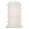 Мастурбатор рельєфний, що самозмащується Global Novelties Just Add Water Whack Pack Cuff, білий