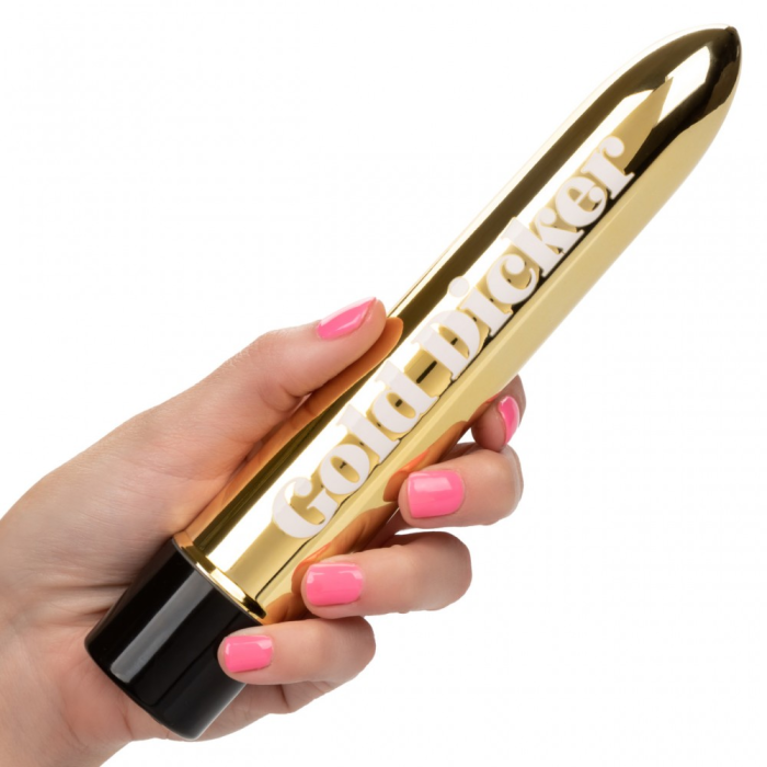 Вібратор Naughty Bits Gold Dicker Vibe