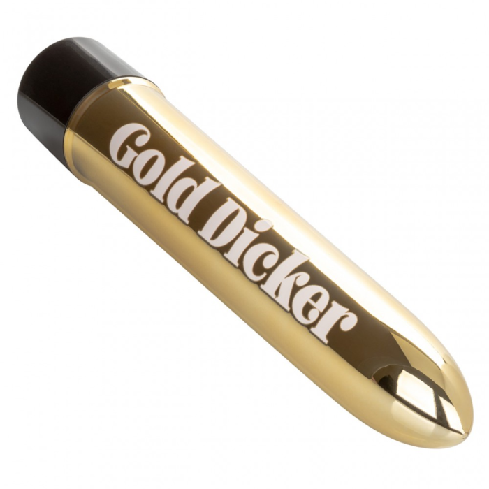Вібратор Naughty Bits Gold Dicker Vibe