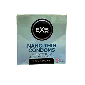 Презервативи ультратонкі EXS Nano Thin латексні (ціна за упаковку, 3 шт.)