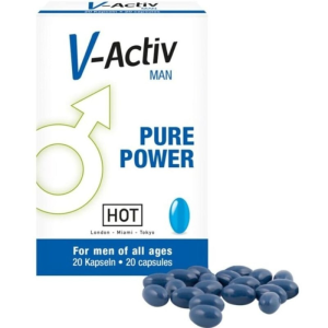Капсули для потенції HOT V-Activ Caps for men (ціна за упаковку, 20 таблеток)