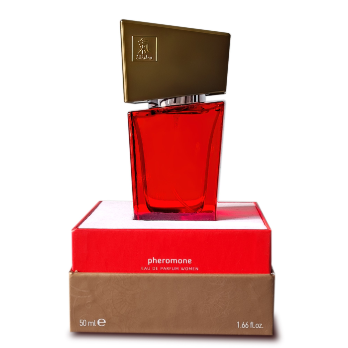 Духи с феромонами женские SHIATSU Pheromone Fragrance women red, 50 мл