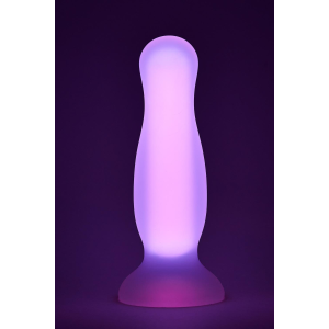 Анальна пробка люмінесцентна Dream Toys RADIANT Glow In The Dark рожева, L