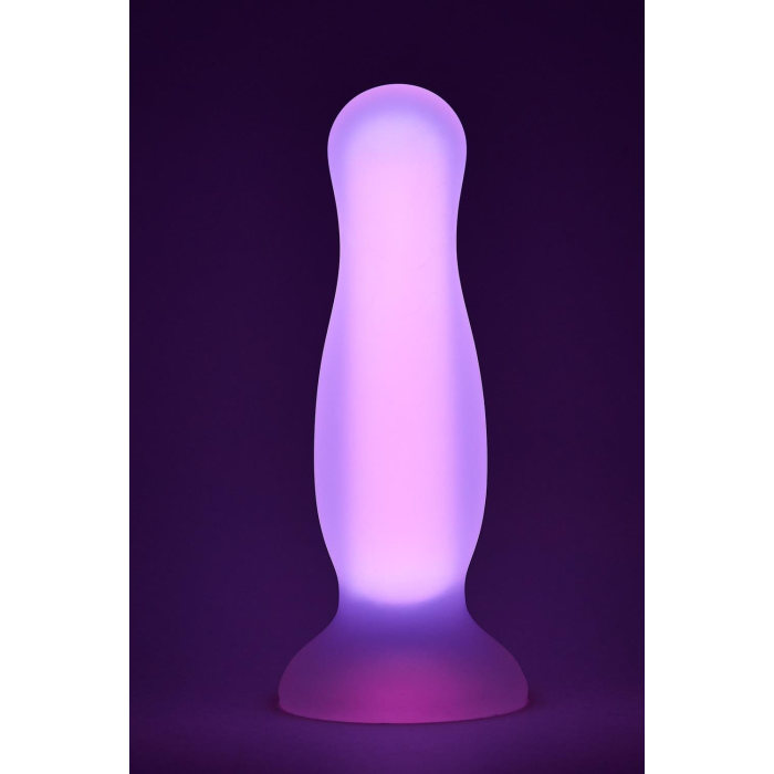 Анальна пробка люмінесцентна Dream Toys RADIANT Glow In The Dark рожева, L