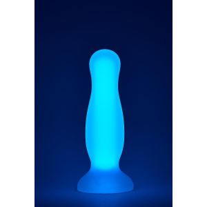 Анальна пробка люмінесцентна Dream Toys RADIANT Glow In The Dark синя, М